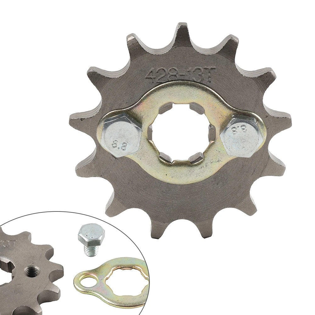 13T Front Sprocket 428 Chain for 110CC 125CC ATV Pit Dirt Quad Bike