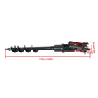 150mm Auger Drill for 1Ton-1.5Ton Mini Excavator