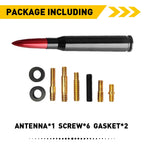 Red Bullet Antenna for Chevrolet Silverado 1500/2500/3500/GMC Sierra (2014–2023)