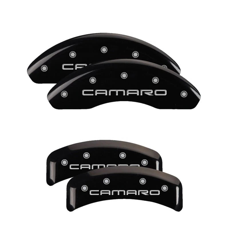 Set of 4 Black Caliper Covers Replacement for 1997 Chevy Camaro (1997–1997)