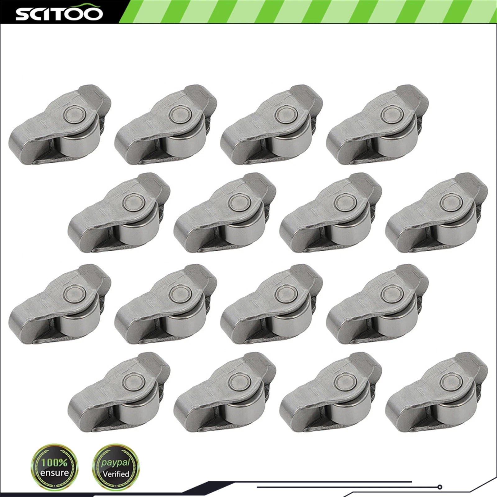 Set of 16 Dual Overhead Cam Rocker Arms for Ecotec 2.0L 2.2L 2.4L (2000–2015)