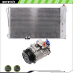 Condenser and Compressor for Mercedes-Benz C230, C240 (2003–2009)