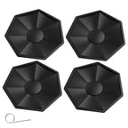 Set of 4 Wheel Hub Center ABS Caps for Tesla Cybertruck (2023–2024)