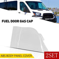 Set of 2 Fuel Gas Door Cover Caps for Ford Transit 150 250 (2015–2023)