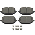 4x Rear Brake Ceramic Pads for Lincoln Aviator (2020–2023) D2231