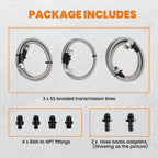 Transmission Cooler Lines Kit for Dodge Ram 2500/3500 (1996-2002)