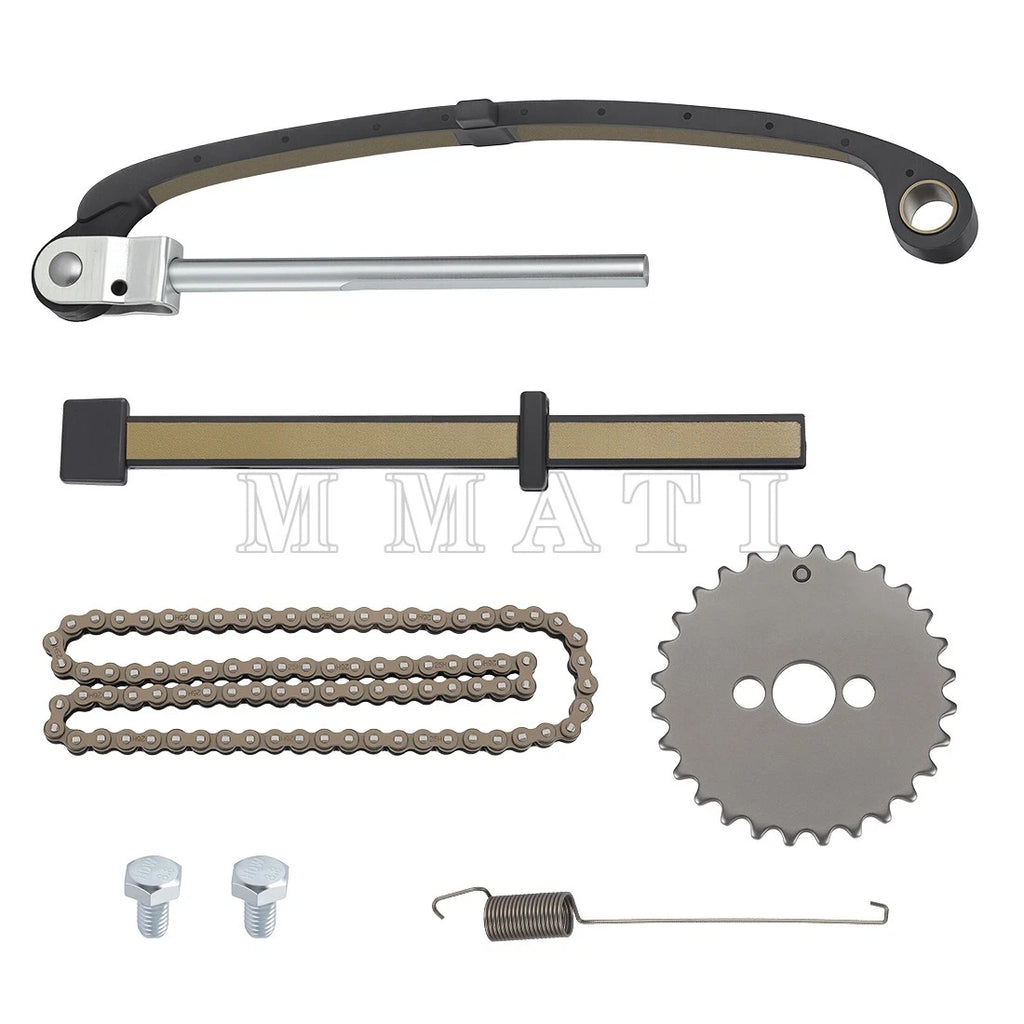 Timing Chain Tensioner Guides & Camshaft Sprocket 28T for Honda XR80 XR80R (1979–1999)
