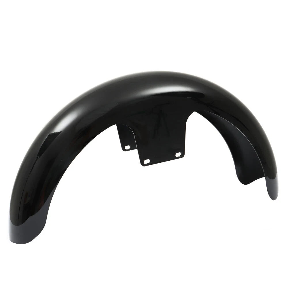 19" Wheel Wrap Front Fender ABS Vivid Black for Harley Touring (2014–2023)