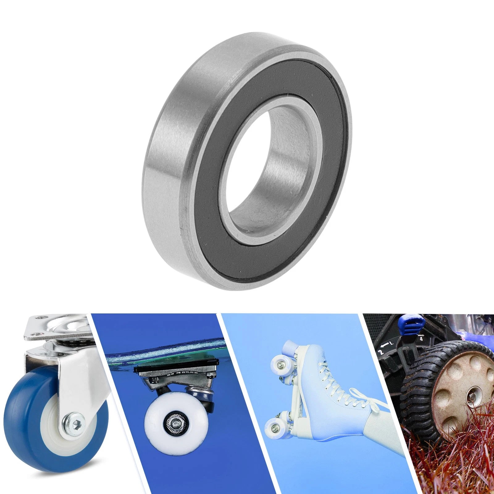 Deep Groove Ball Bearing P2 for Scooter Skateboard Wheel (12x24x6mm)