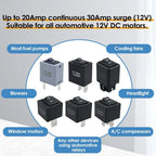 Bypass Switch Kit for 12V DC Motor Control (Relay Tester)