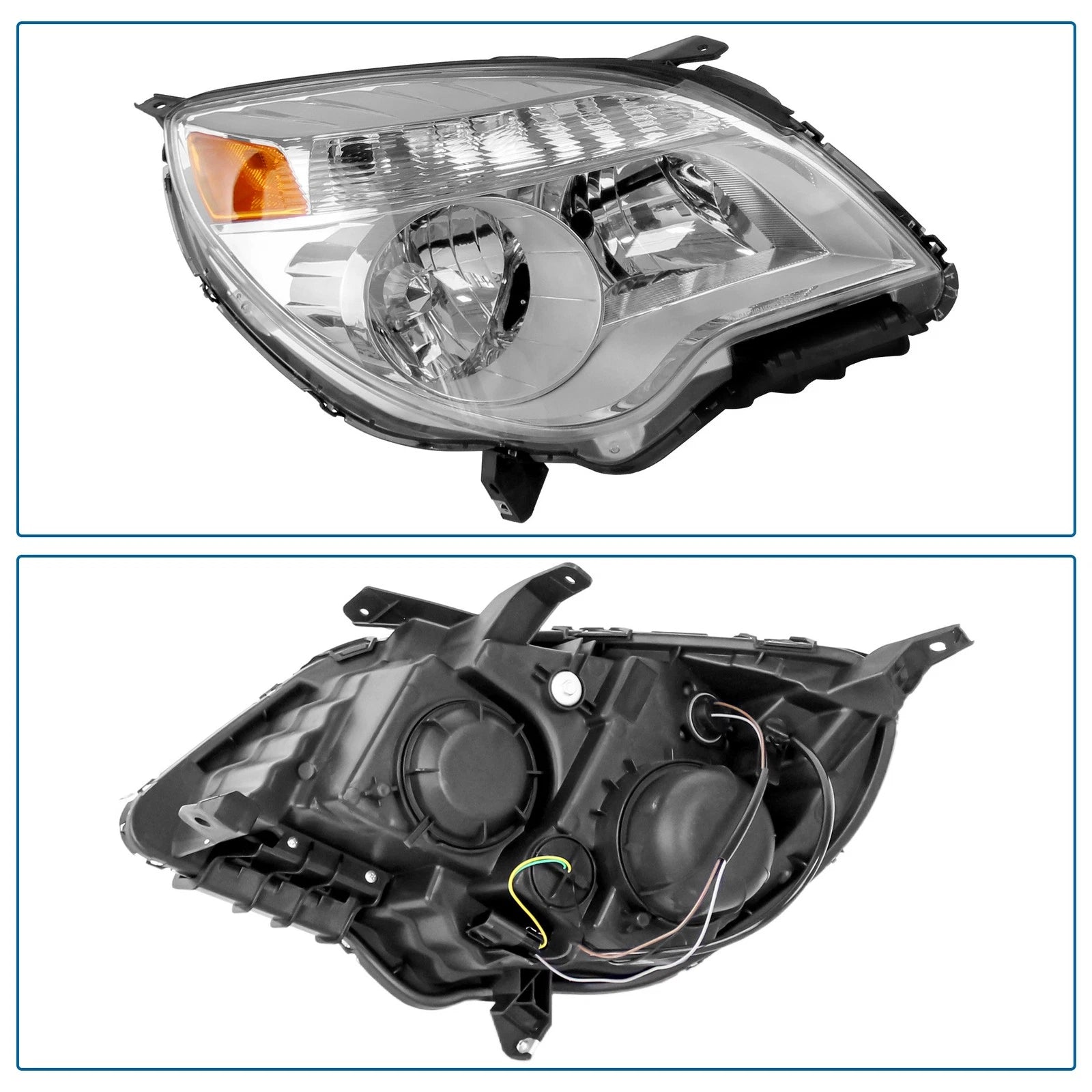Pair Headlights for Chevrolet Equinox (2010-2015)