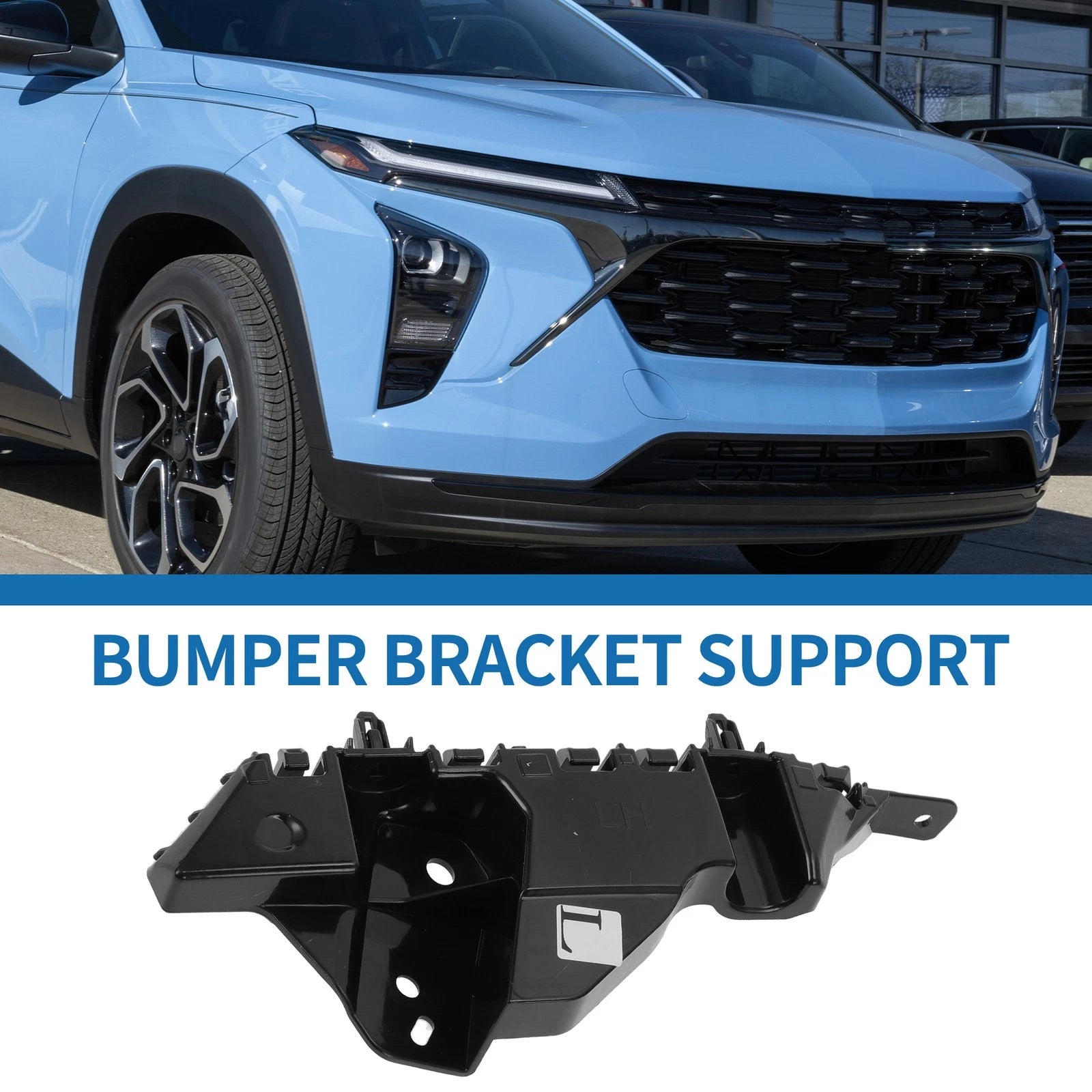 Left Front Bumper Retainer Bracket No. 42566652 for Chevy Trax (2017–2022)