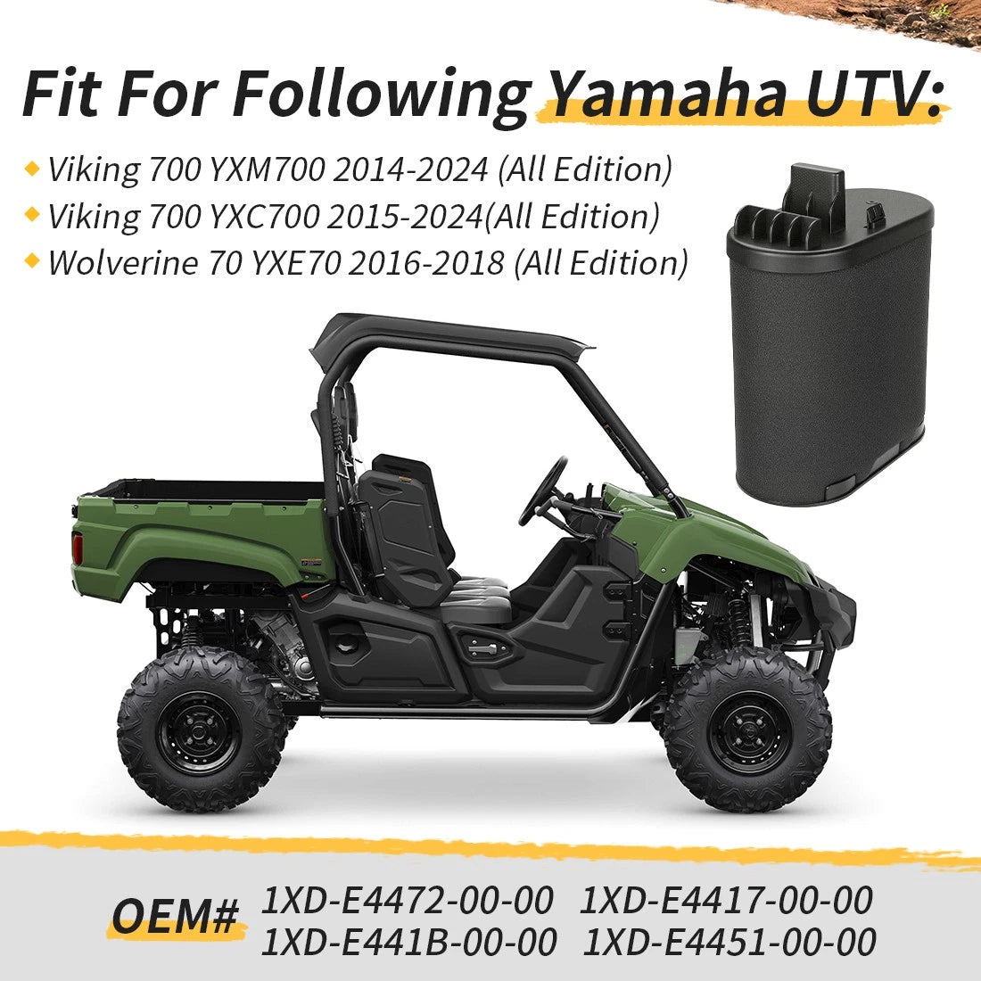 Air Filter Box Cage Kit for Yamaha Viking 700 / Wolverine R-Spec (2014–2024)