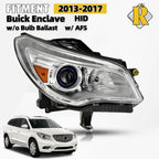 HID Xenon Headlight for Buick Enclave (2013–2017) AFS Passenger Side