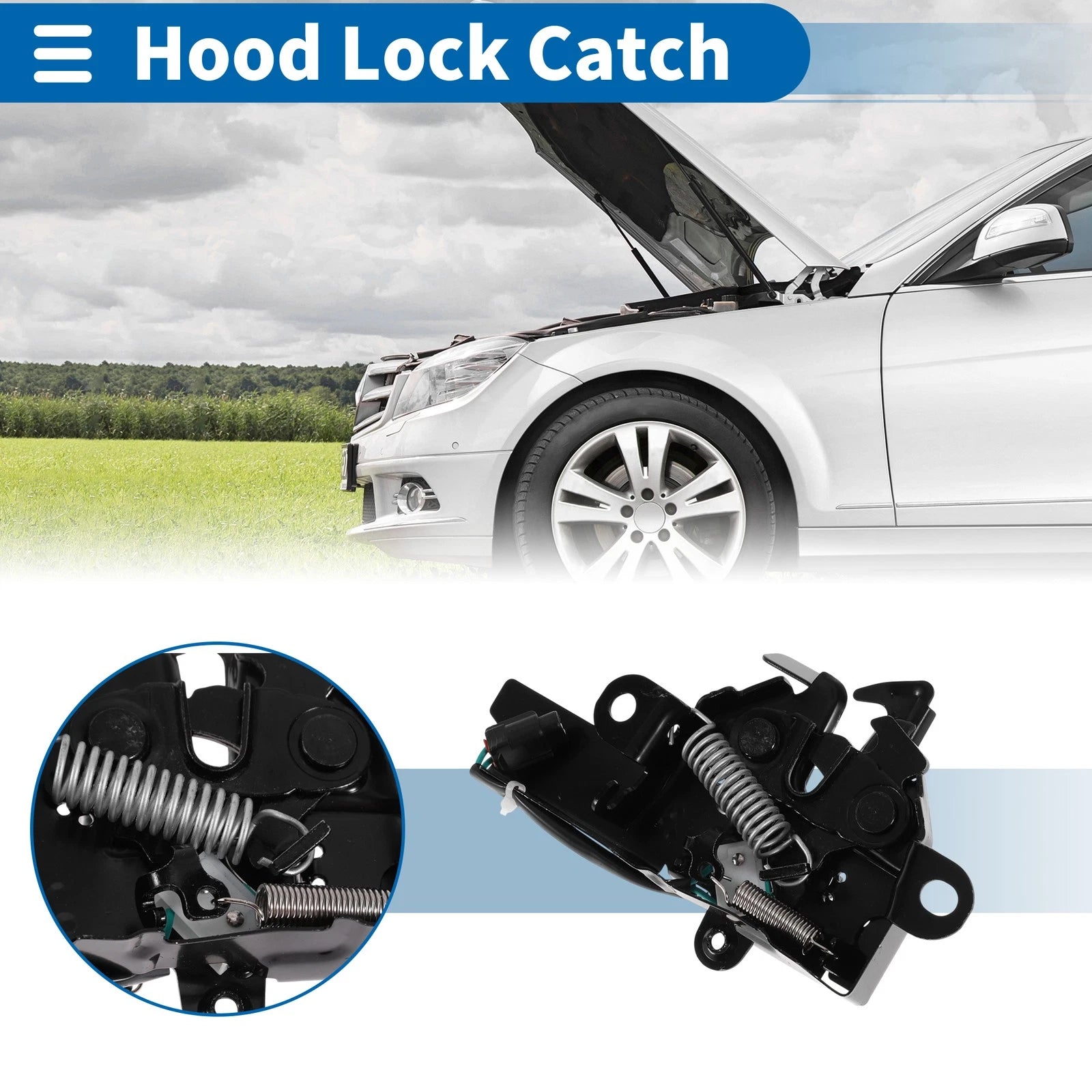 Hood Latch Assembly for Toyota Camry (2018–2022) No. 5351033380 1 Pc