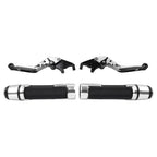 Folding Extendable Brake Clutch Levers & Handlebar Grips for BMW C650GT C600