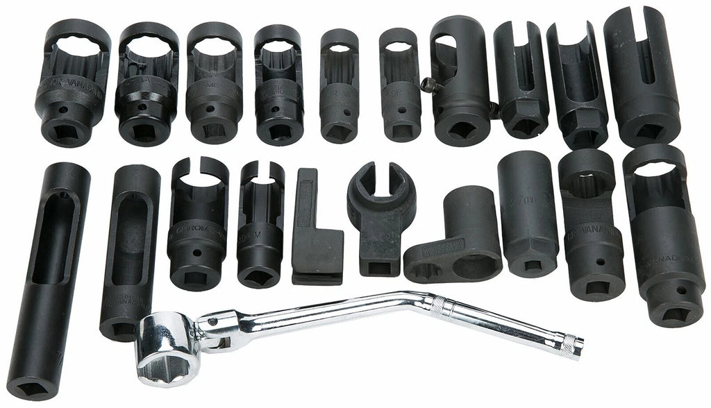 21pc Oxygen O2 Sensor Socket Set for Universal Use (2010–2023)