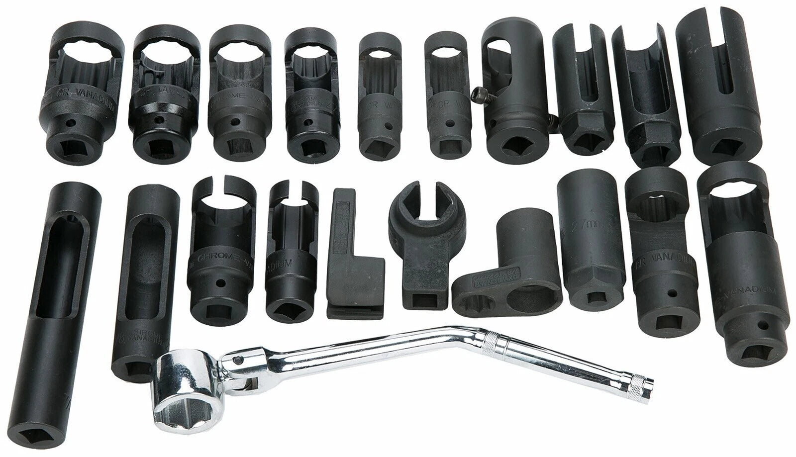 21pc Oxygen O2 Sensor Socket Set for Universal Use (2010–2023)