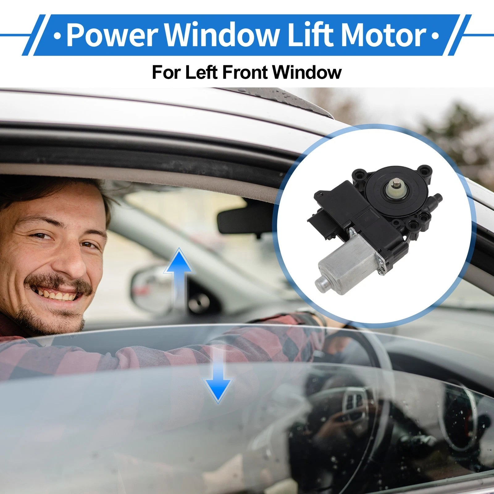 Power Window Regulator Lift Motor No. 82450M6020 for Kia Forte (2018–2022)