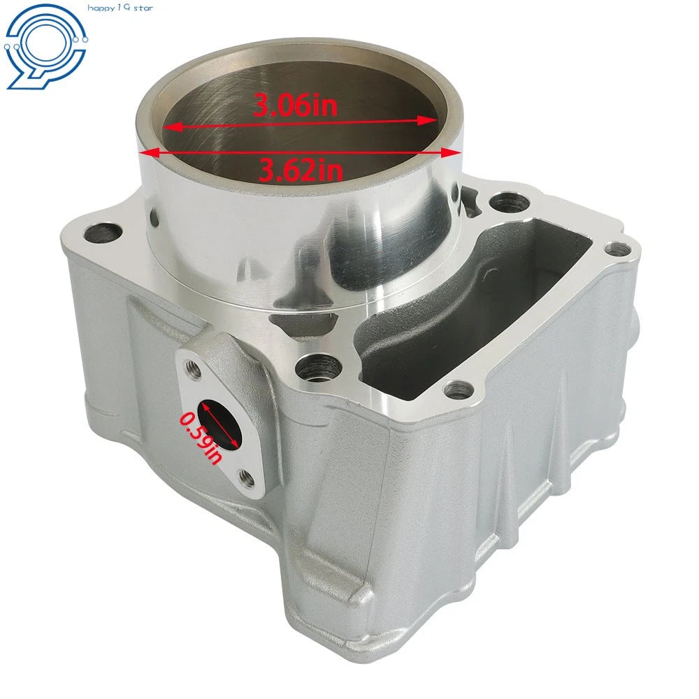 Cylinder Head Piston Kit Gasket Set for Kawasaki KLX300R (1996–2007)