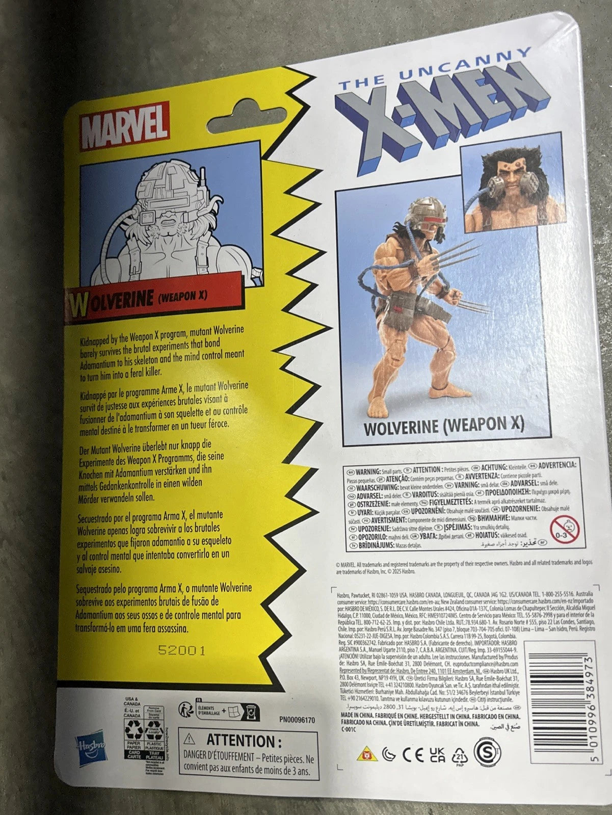 Wolverine Weapon X Action Figure for Marvel Legends (2025)