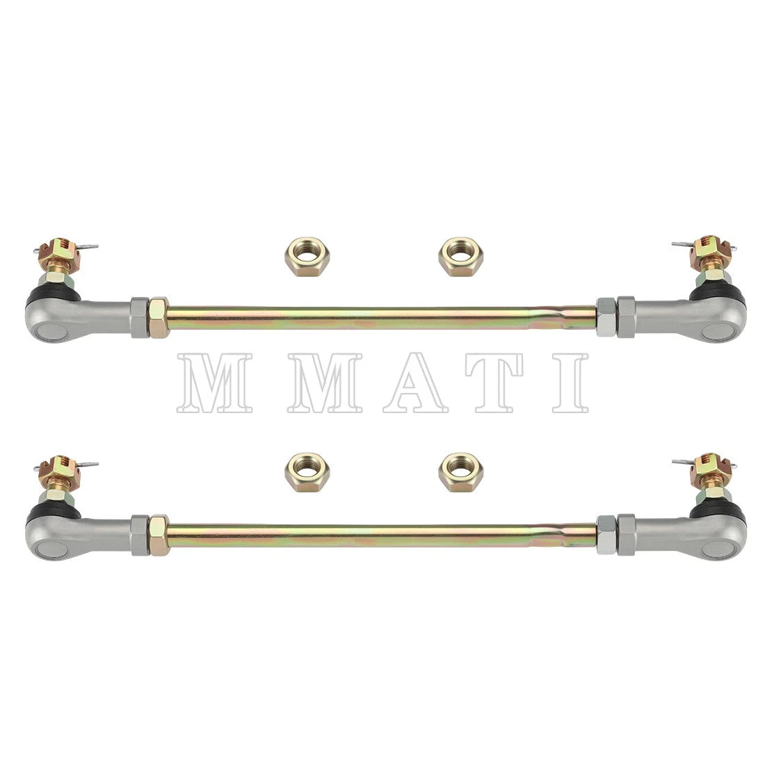 Set of 2 Tie Rod Ends for Honda Sportrax 90 TRX90 TRX90X TRX125 (1985–2024)