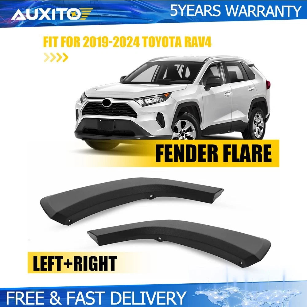 Rear Door Flare Arch Trim Molding for Toyota RAV4 (2019–2024)