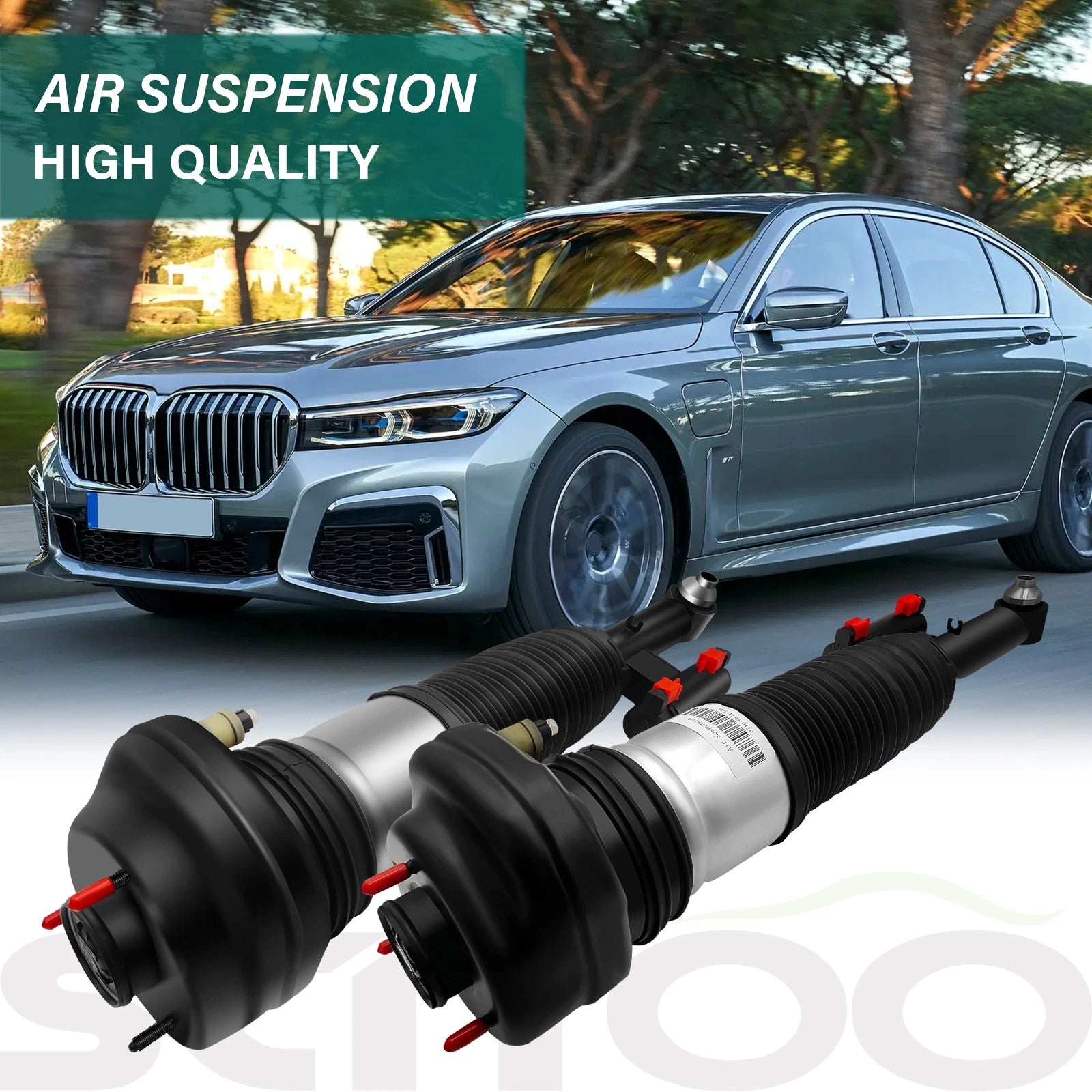 Rear Pair Air Suspension Strut for BMW 7-Series G11 G12 (2016–2020)