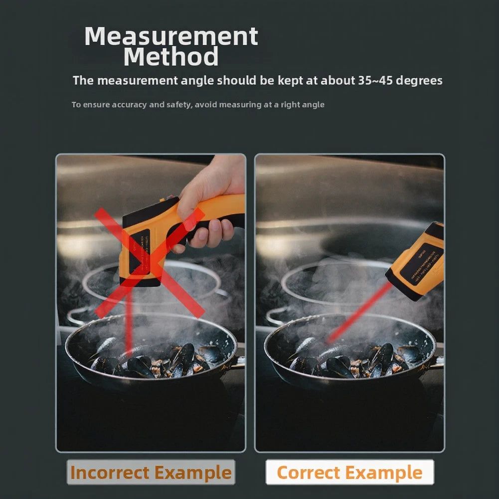 GM320 Handheld Digital Thermometer for Electrical Connections and Motors