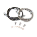 2X Streamline Front Brake Lines Kit +2" Smoke for Honda TRX250EX (2001–2003)