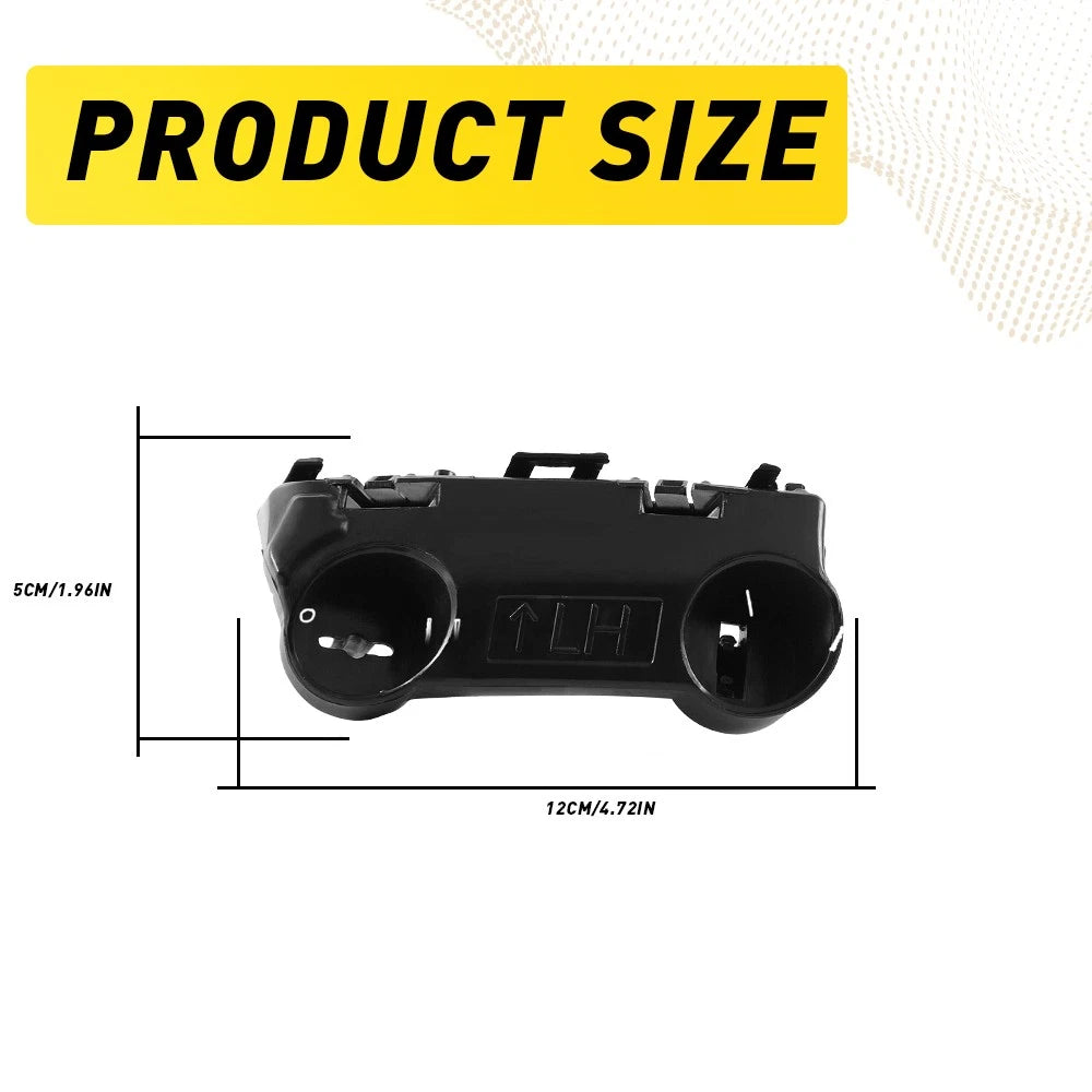 Pair Front Bumper Bracket for Infiniti Q50 (2014â2021)