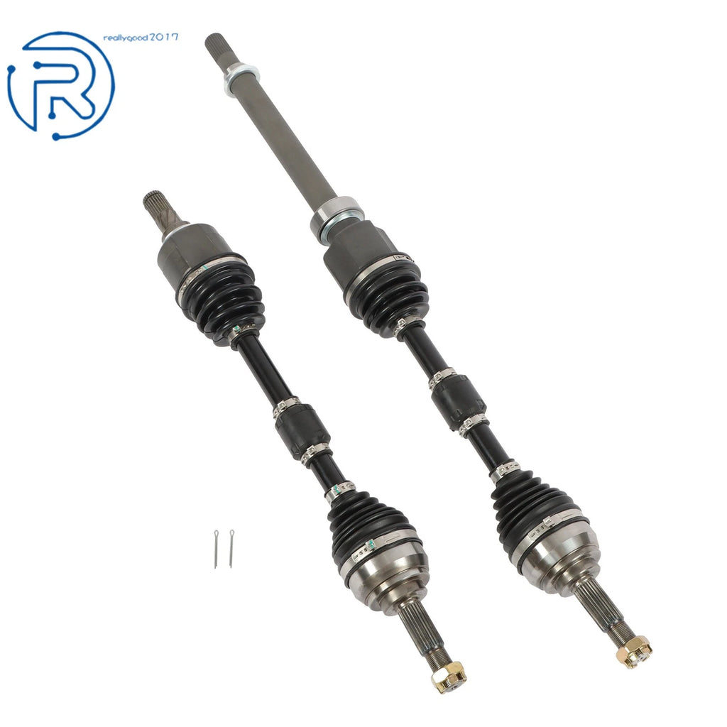 Set of 2 CV Axle Shafts Assembly for Nissan Versa (2009–2012)