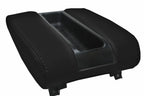 Leather Center Console Lid Armrest Cover for BMW E39 (1997–2003) Black