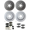 Set of 4 Hella Low-Met Disc Brake Pads for Mercedes W211 E350 (2006–2009)