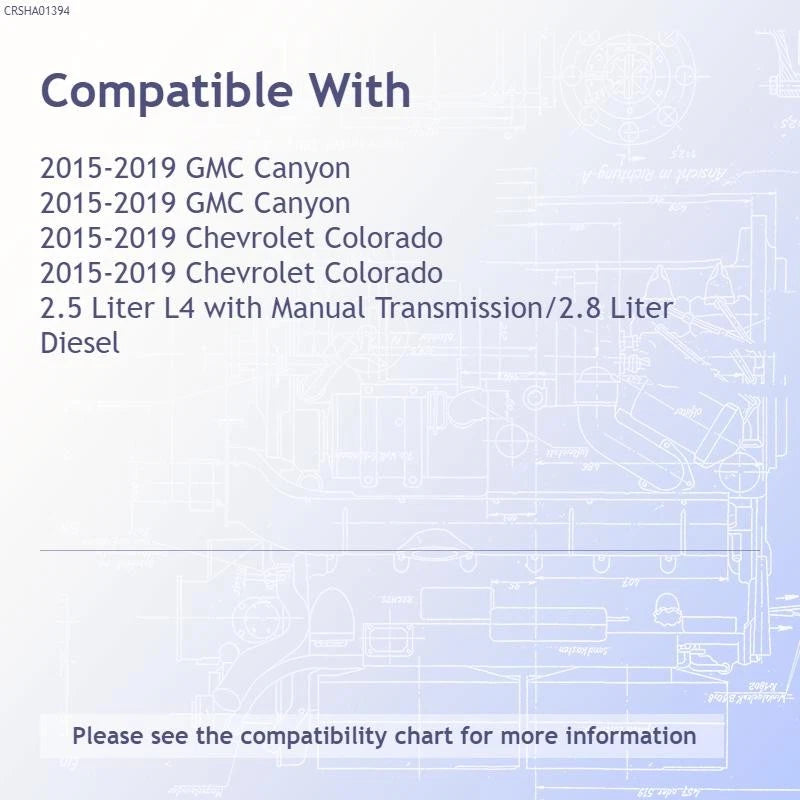 Replacement Aluminum A/C Condenser Repair Part for 2015-2019 GMC Canyon