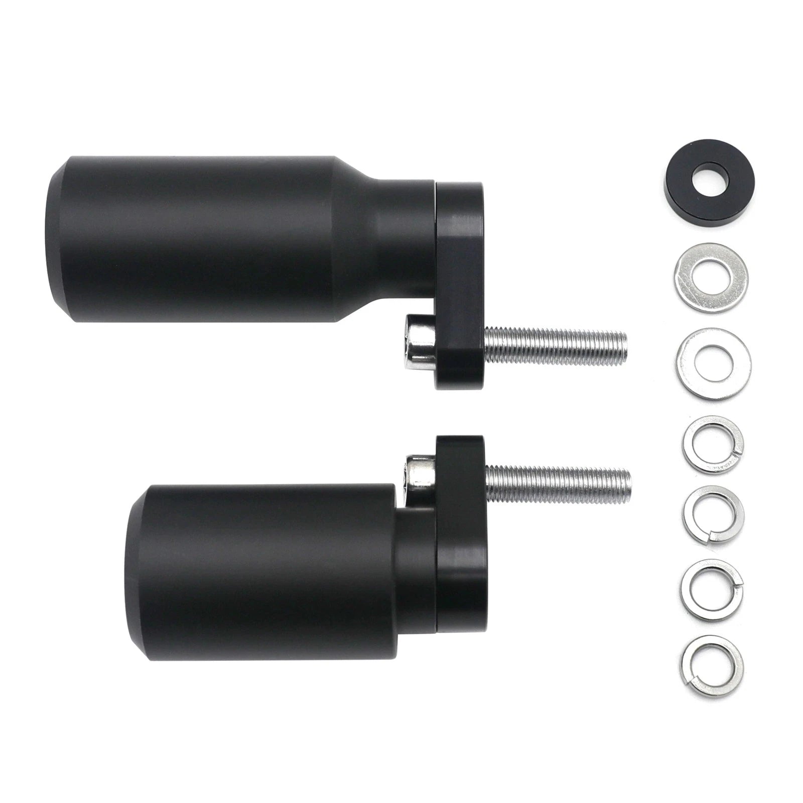No Cut Black Frame Slider Crash Protector for Yamaha FZ-6R (2009–2016)