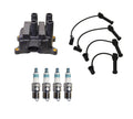 Denso Ignition Coil & Wire Set for Mazda Ford L4 (Iridium, 4X Spark Plug)