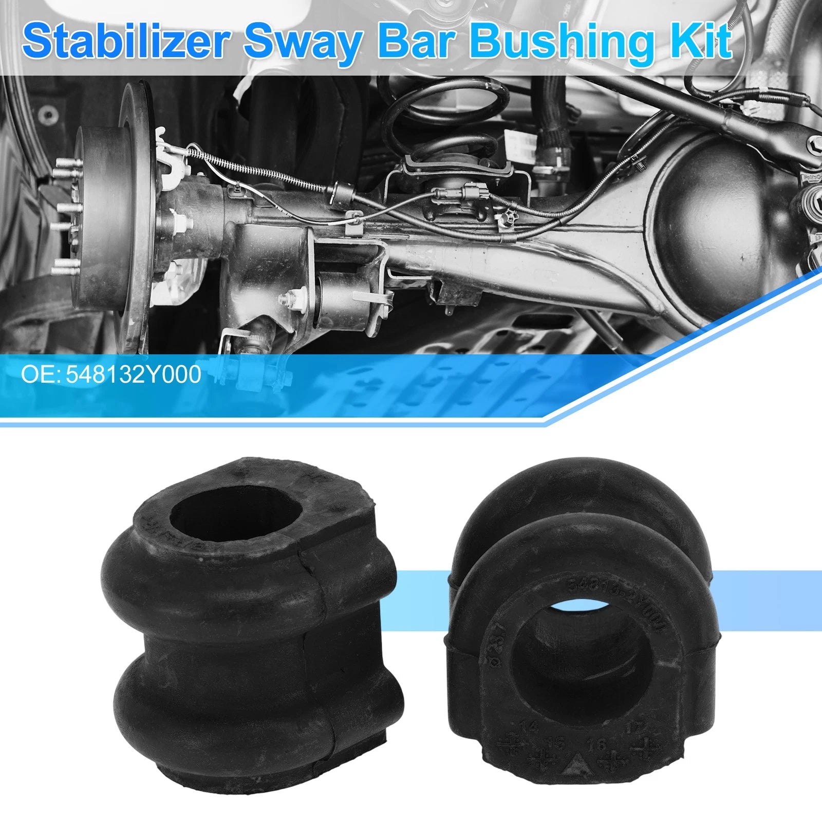2X Stabilizer Sway Bar Bushing Kit No.548132Y000  