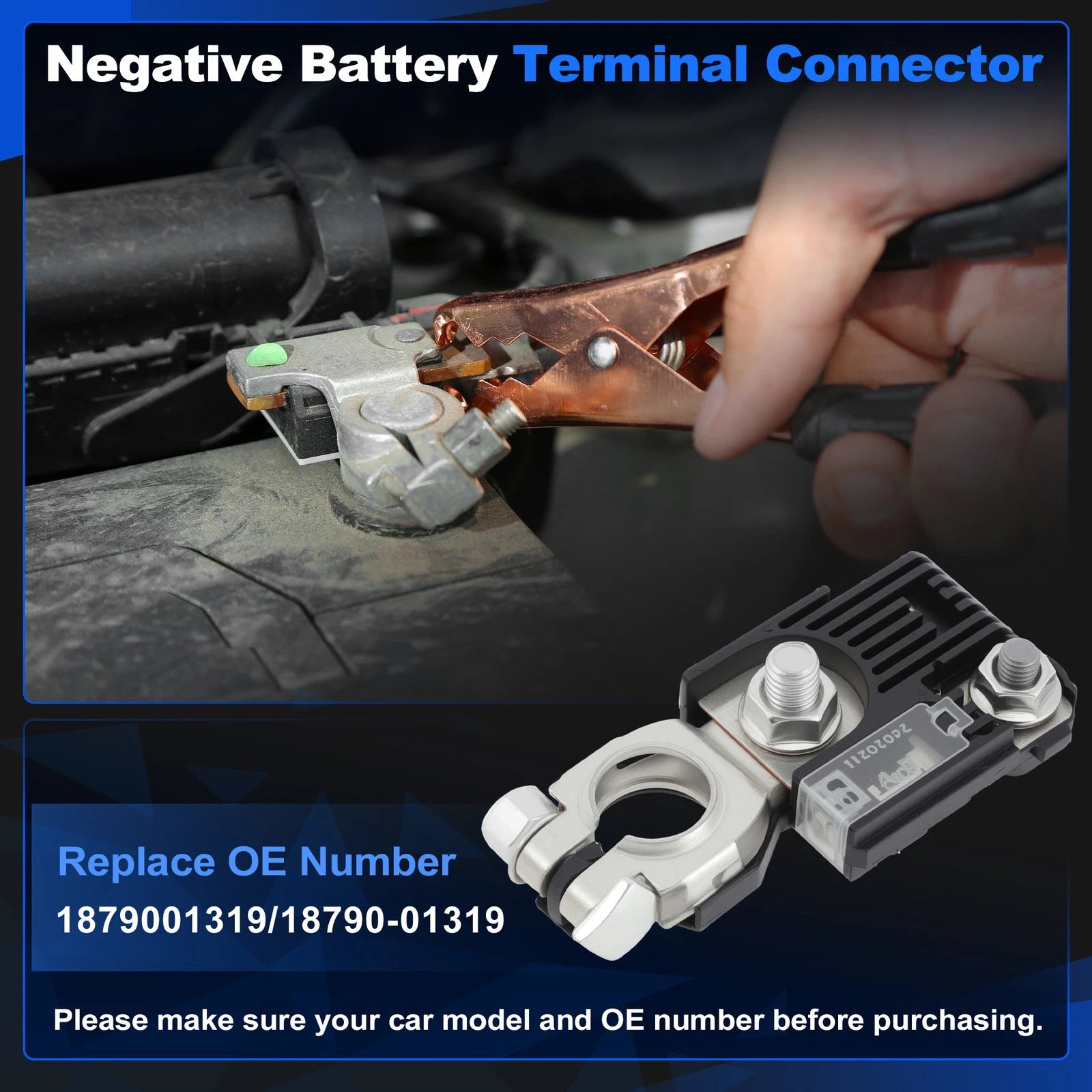 180A Battery Fuse with Positive Terminal for Hyundai Sonata Elantra Tucson (2011–2023)