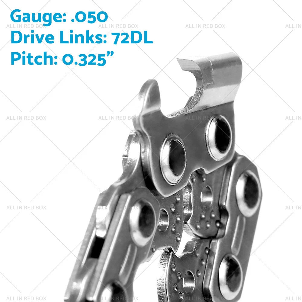 Semi Chisel Chainsaw Chain 325 .050 72DL for Husqvarna Jondered Makita