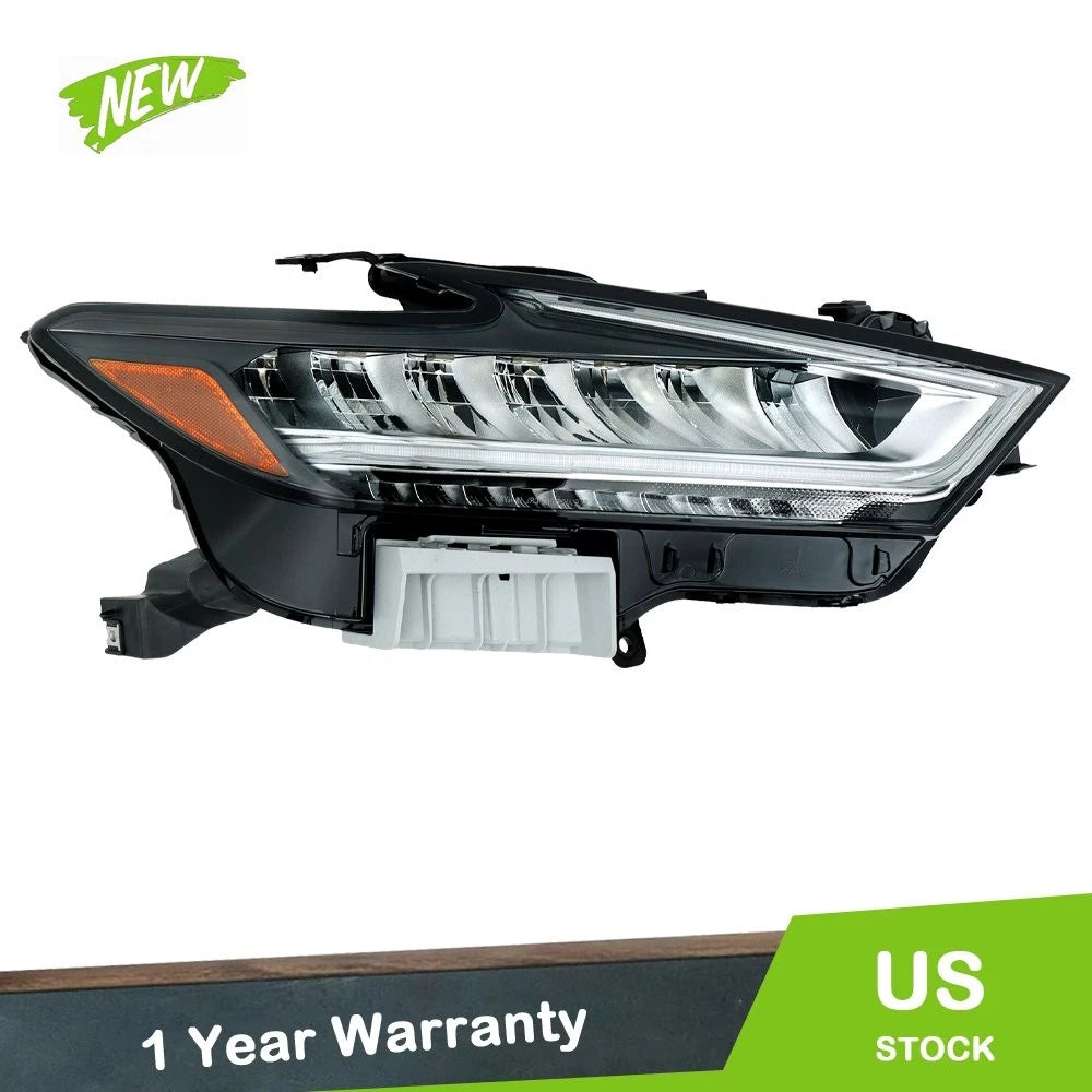 LED Headlight Assembly Right Side for Nissan Maxima (2019–2021) Chrome