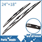 Set of 2 Front Wiper Blades for [Make Model]  24" + 18"