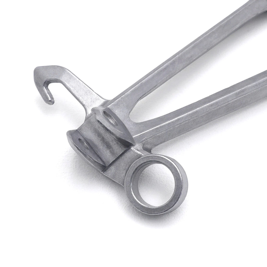 Silver Rear Passenger Foot Pegs Footrest Bracket for Suzuki GSXR GSX-R1000 (2009–2016)