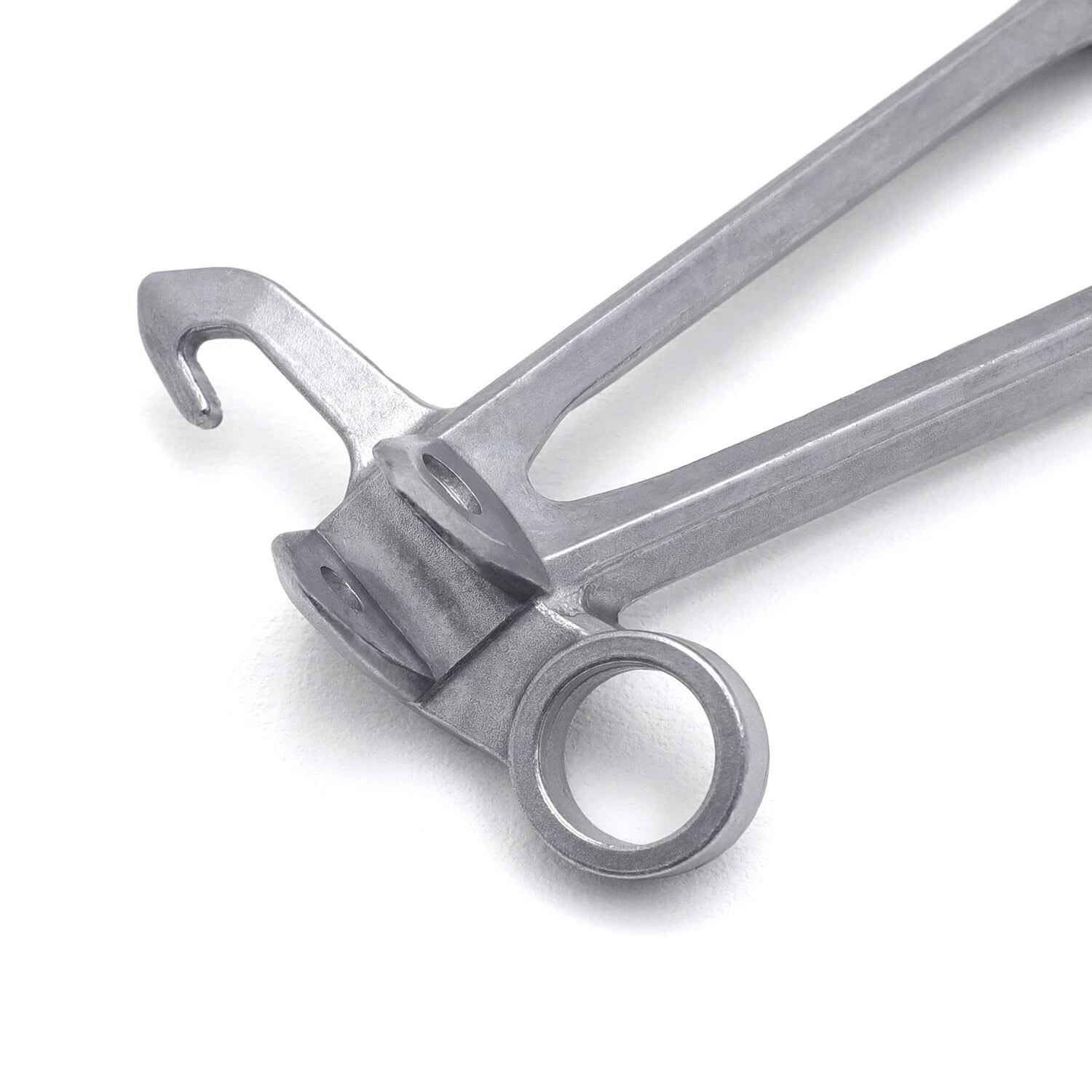 Silver Rear Passenger Foot Pegs Footrest Bracket for Suzuki GSXR GSX-R1000 (2009–2016)