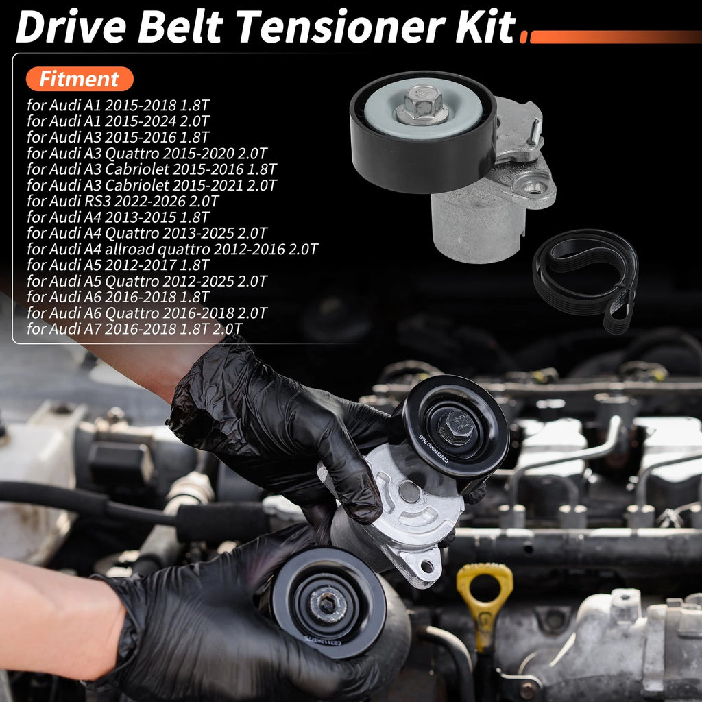 Set of 1 Drive Belt Tensioner Kit for Audi A1 (2015–2018) No. 06L903133D