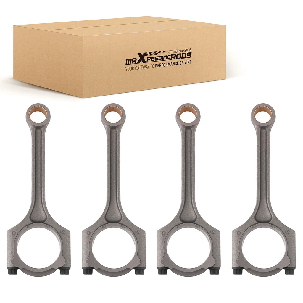 Set of 4 Engine Connecting Rods for Hyundai Elantra (2012–2016) Kia Forte (2014–2015) 1.8L