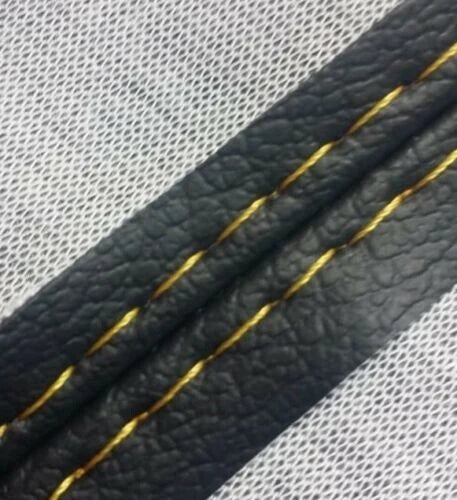 Leather Automatic Shift Boot Cover for BMW E46 (1999–2004) Yellow Stitch