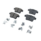 Set of 4 NAO Brake Pads for Jaguar X-Type (2005–2008)