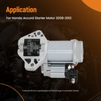 Starter Motor for Honda Accord (2008–2012) 12V 1.2kW CCW 19T PMGR
