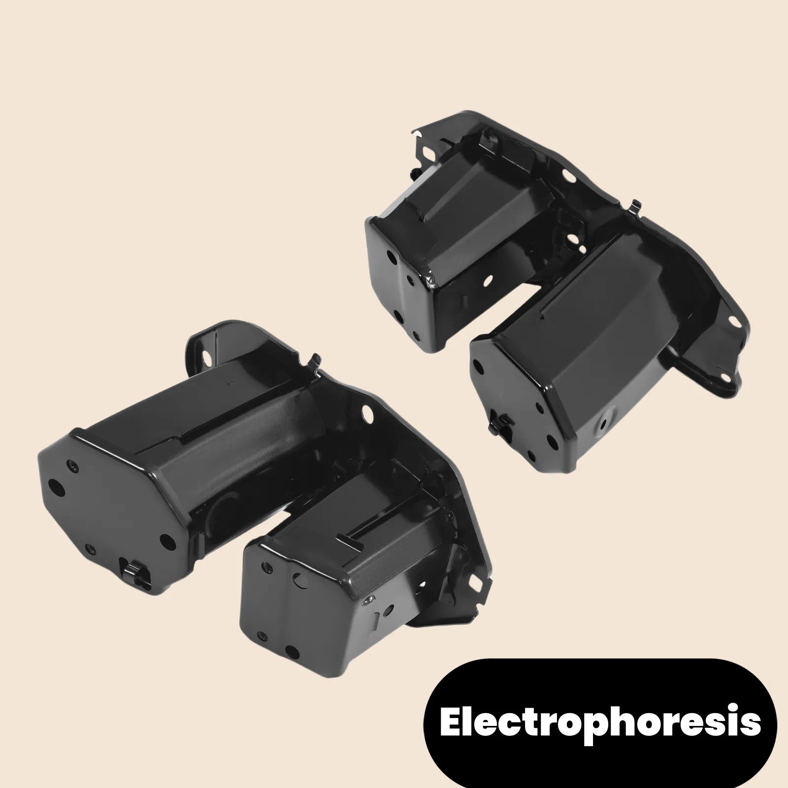 Set of 2 Bumper Impact Bar Brackets for Honda Civic (2013–2015)